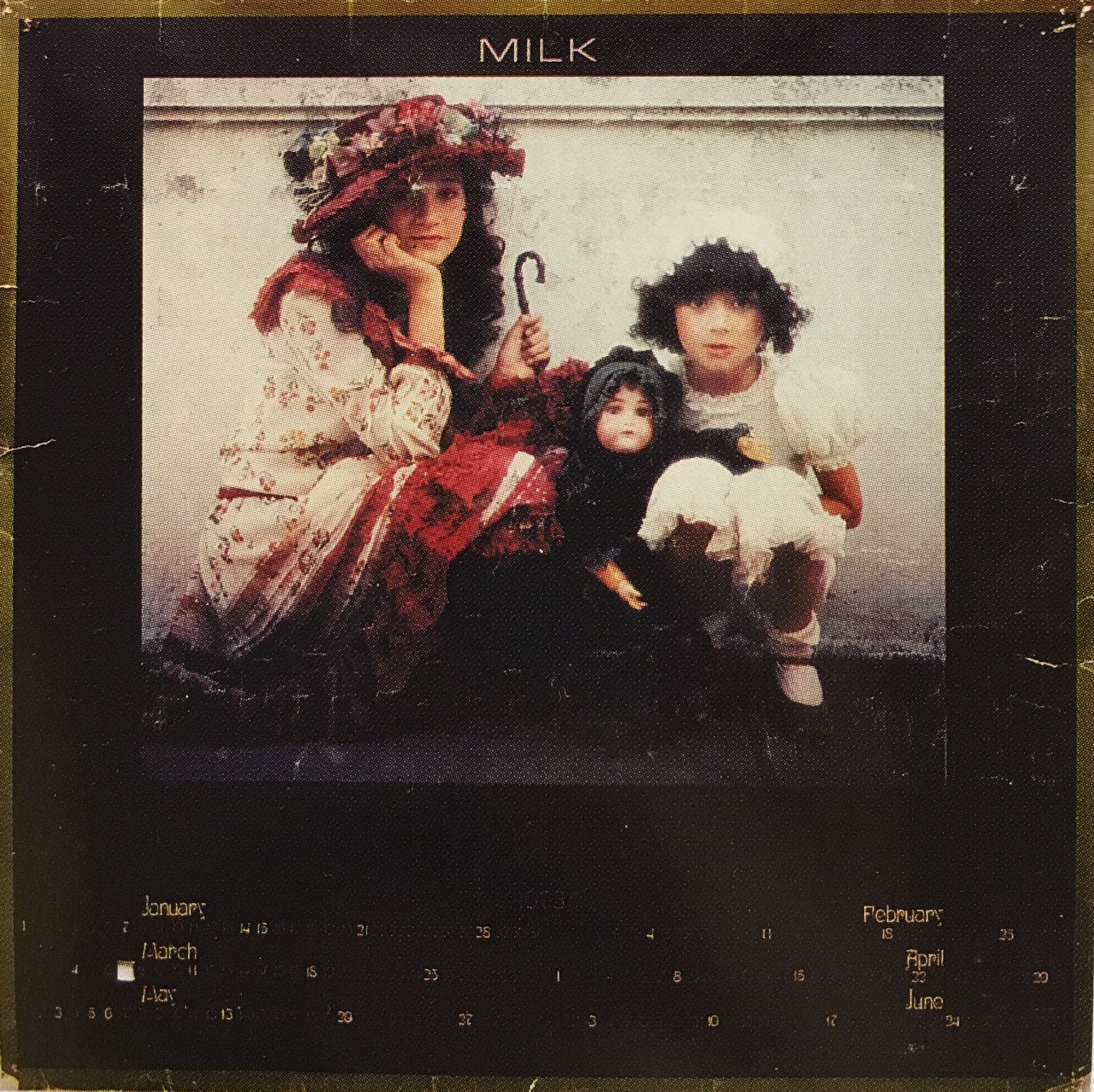 Anuncio de la marca Milk en 1970